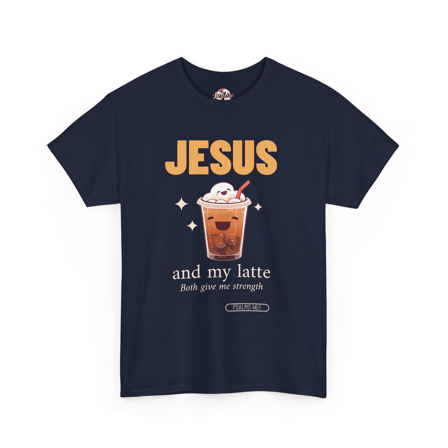 “Jesus and My Latte” Faith & Coffee Unisex Graphic Tee