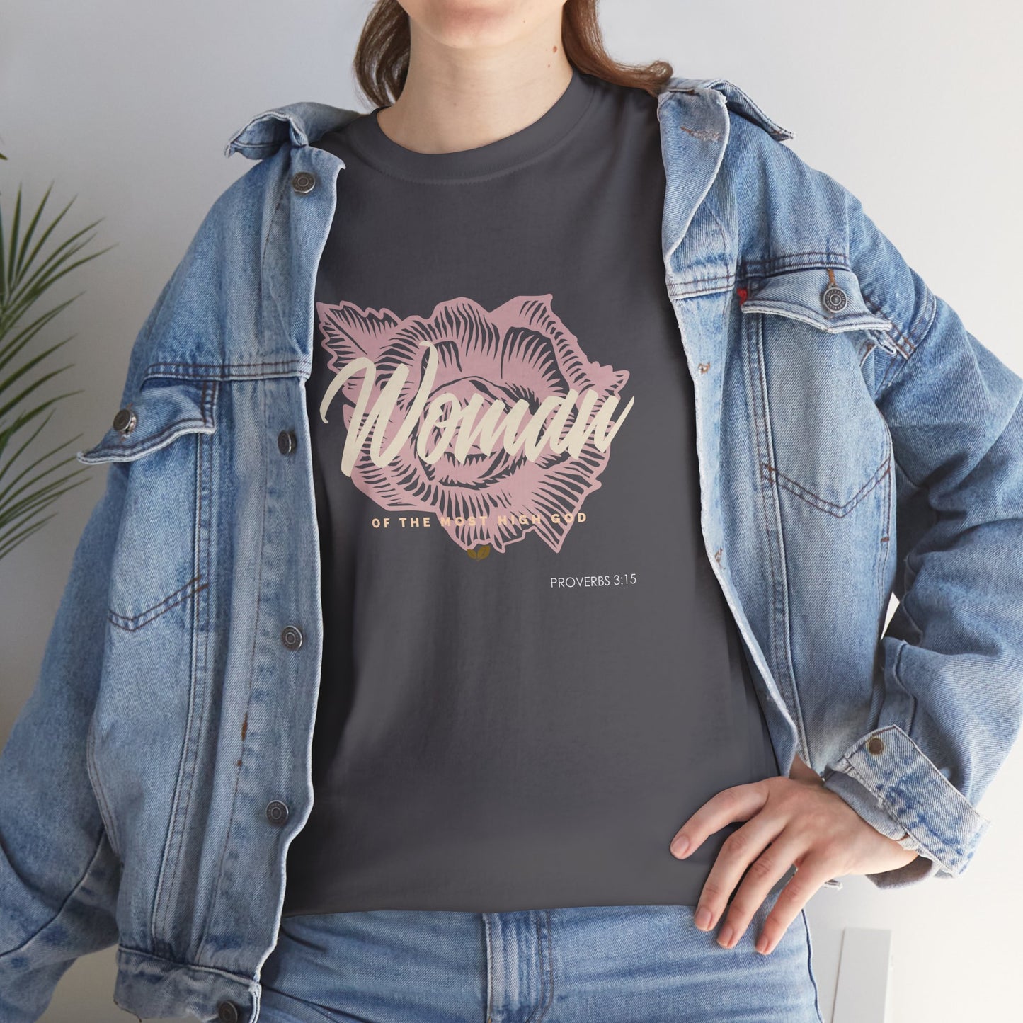 Woman of the Most High God Women's Heavy Cotton Tee