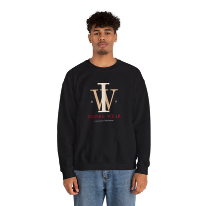 Inspire Wear IW Monogram Logo Crewneck Sweatshirt