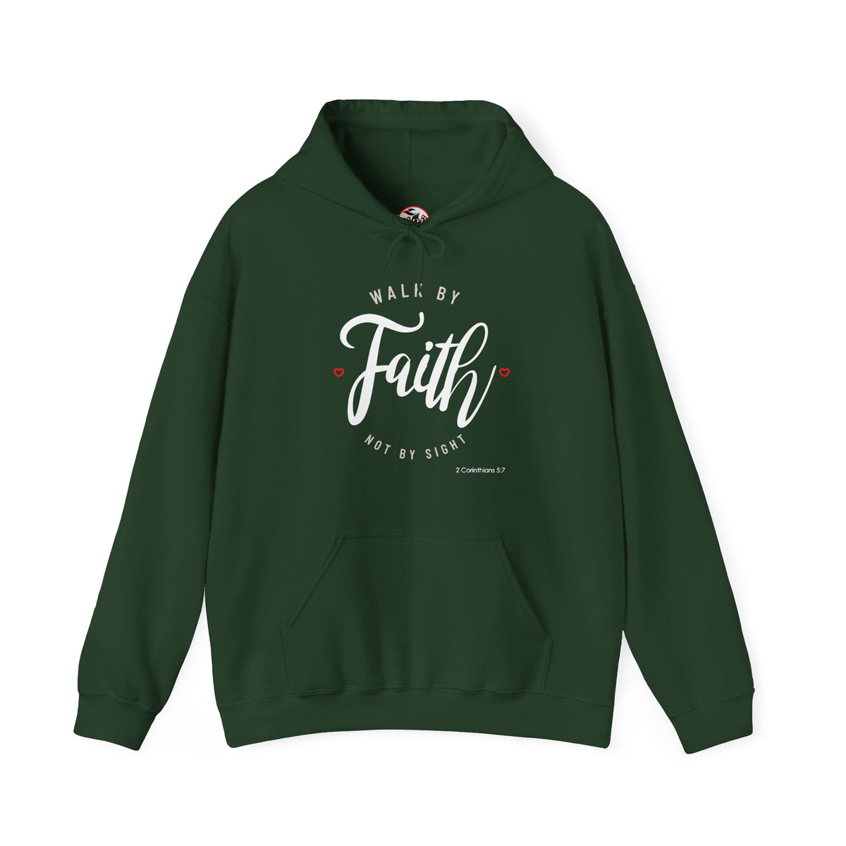 "Walk by Faith Not by Sight" Motivational Pullover Hoodie