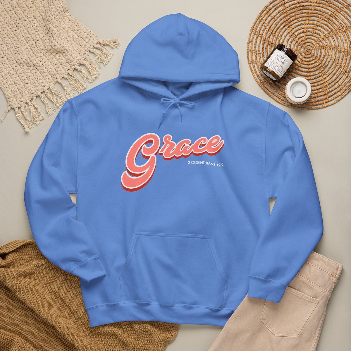"Grace" Inspirational Pullover Hoodie