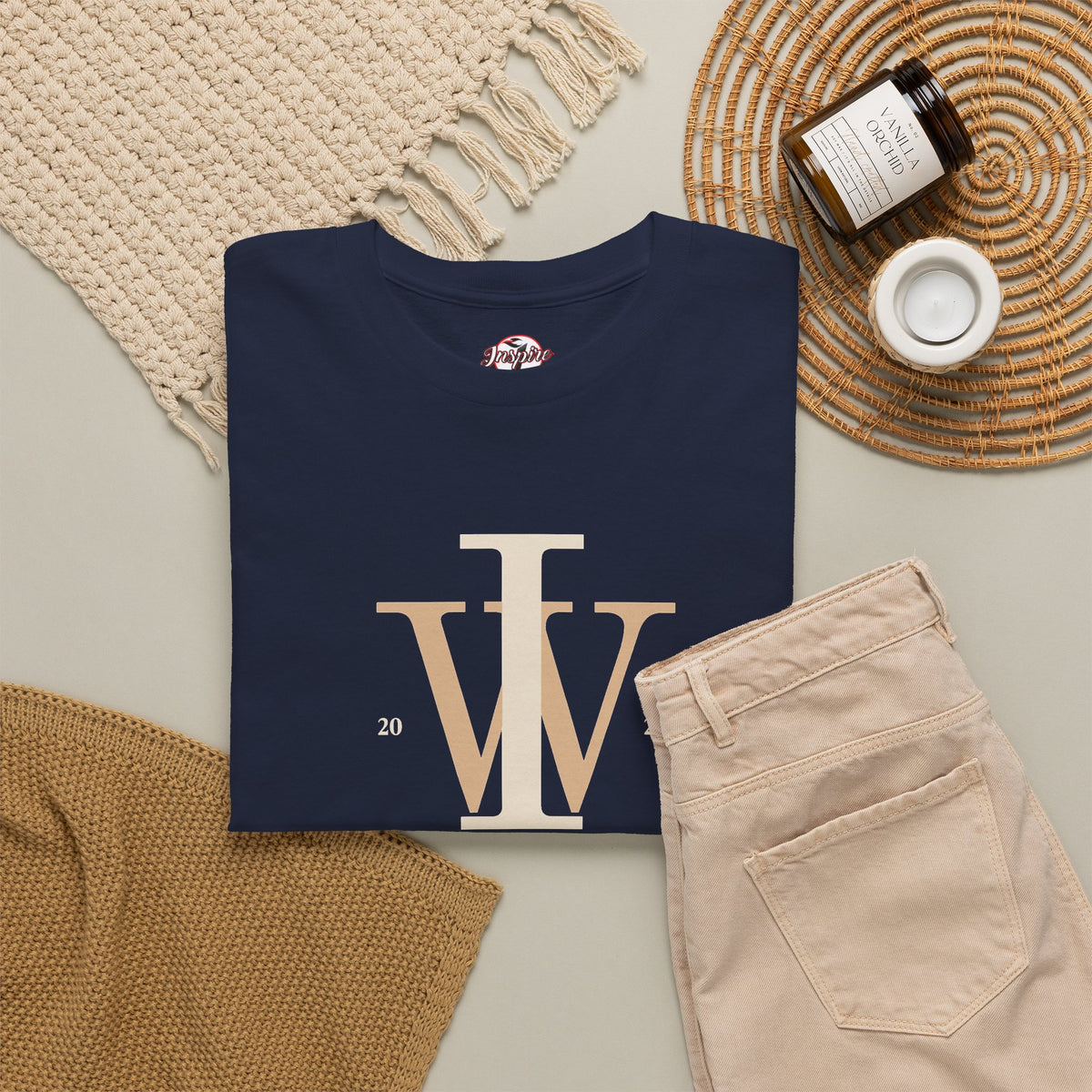 Inspire Wear IW Monogram Graphic Tee