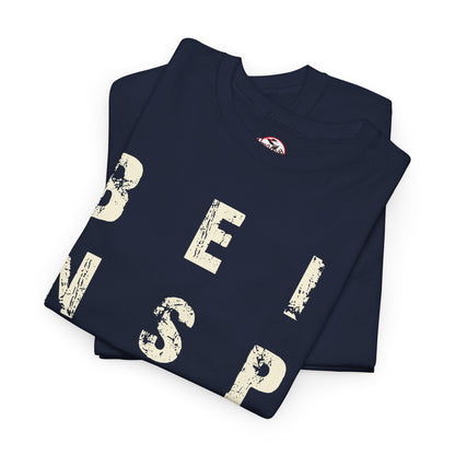 "Be Inspired" Motivational Vertical Graphic T-Shirt