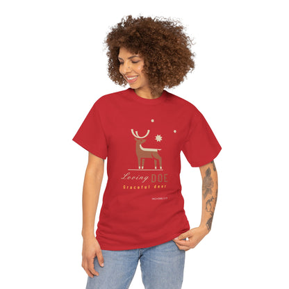 "Loving Doe Graceful Deer" Women's Inspirational Graphic T-Shirt