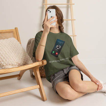 "Are You Going to Answer?" Inspirational Graphic Tee