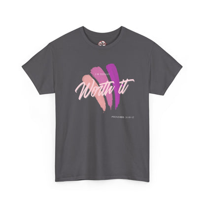 "Totally Worth It" Women's Motivational Graphic T‑Shirt