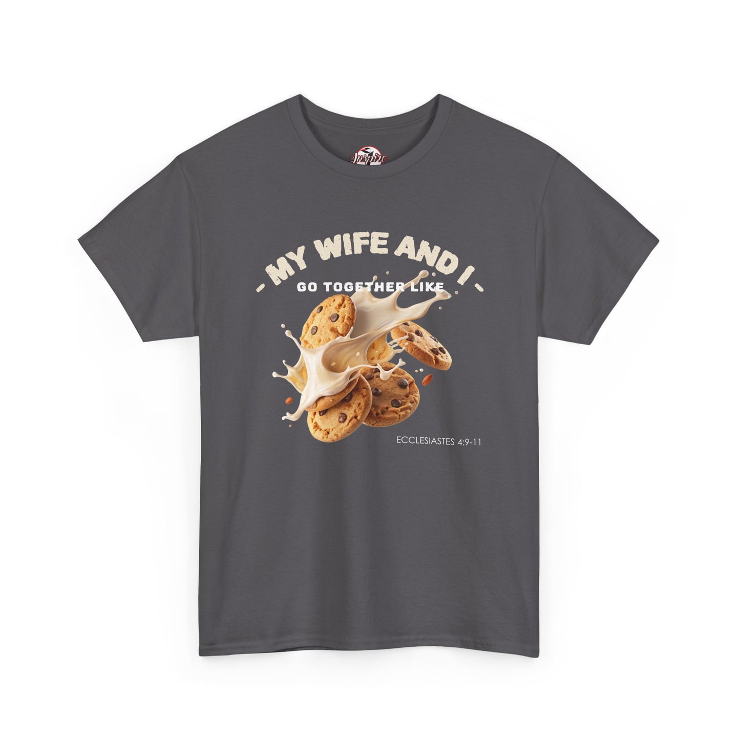 My Wife and I Go Together Like Cookies & Milk Men's Graphic Tee