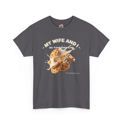My Wife and I Go Together Like Cookies & Milk Men's Graphic Tee