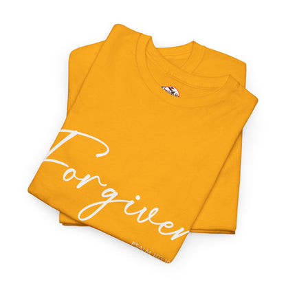 "Forgiven" Womens Christian Faith T-Shirt