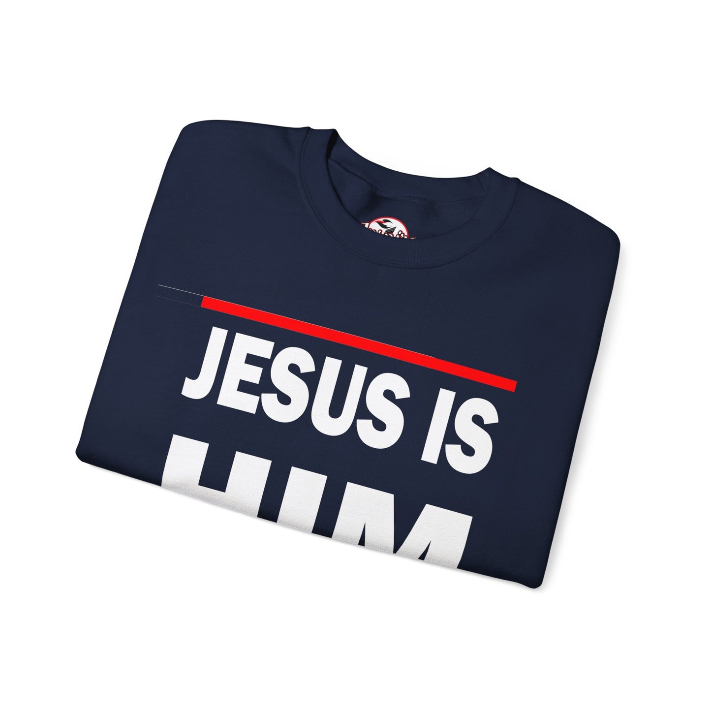 "Jesus Is Him" Inspirational Crewneck Sweatshirt