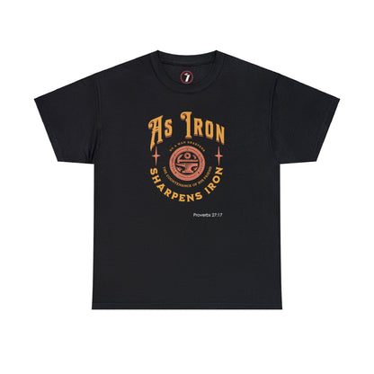 As Iron Sharpens Iron Unisex Heavy Cotton Tee