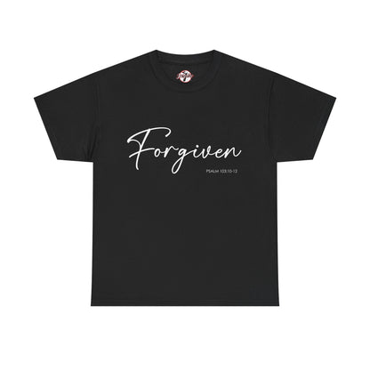 "Forgiven" Womens Christian Faith T-Shirt