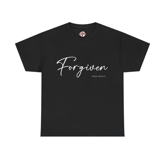 "Forgiven" Womens Christian Faith T-Shirt