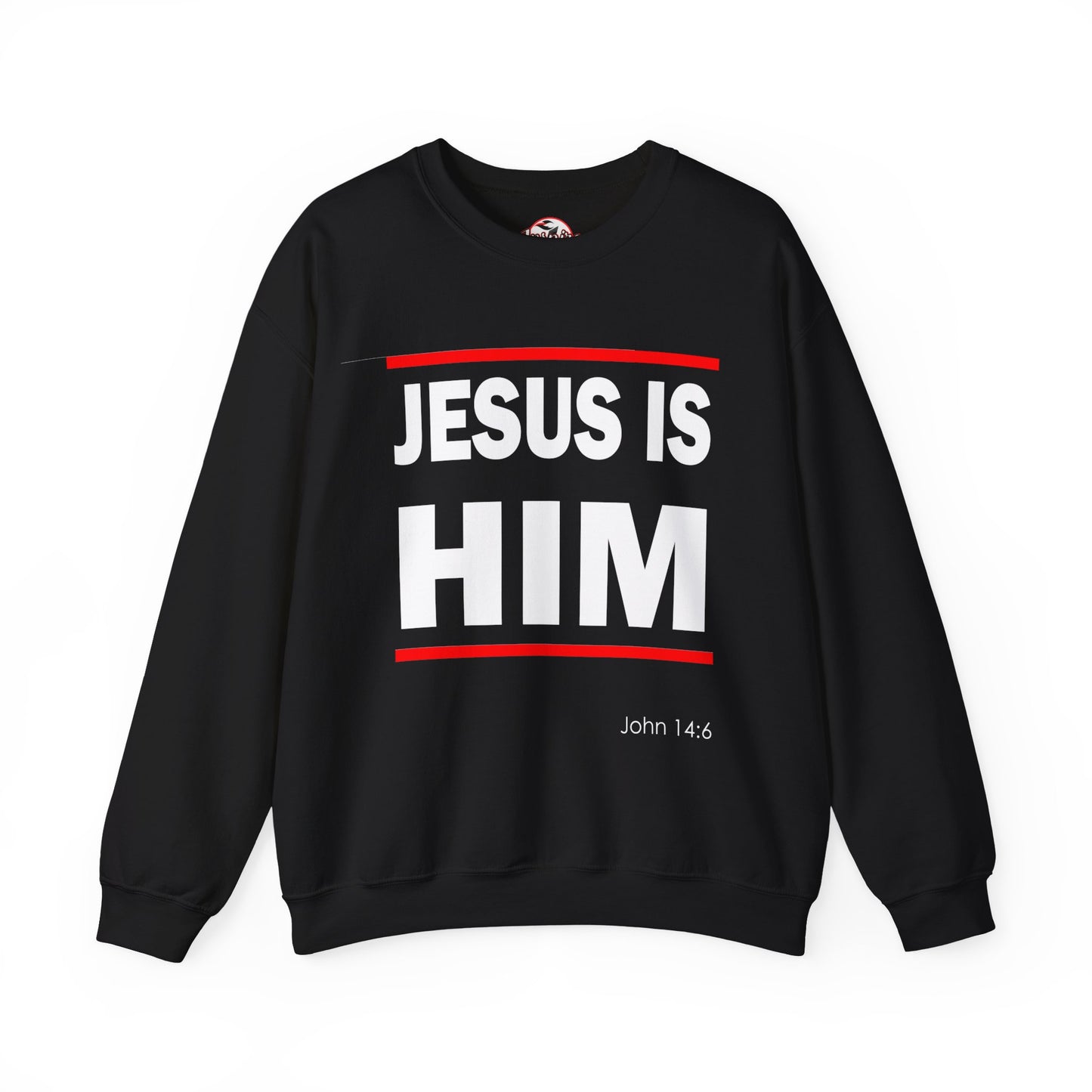 "Jesus Is Him" Inspirational Crewneck Sweatshirt