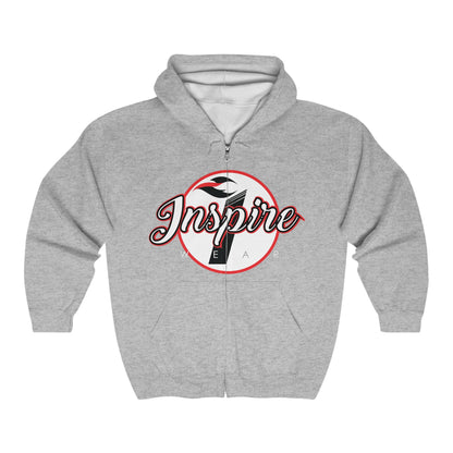 Inspire Wear Sports Unisex Heavy Blend™ Full Zip Hooded Sweatshirt