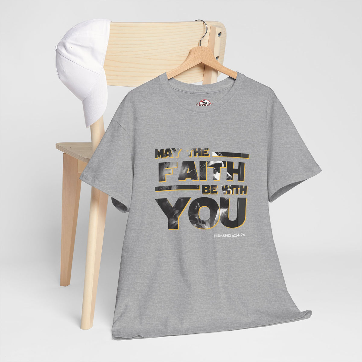 "May The Faith Be With You" Inspirational Graphic T‑Shirt