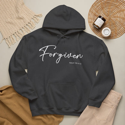 "Forgiven" Inspirational Pullover Hoodie
