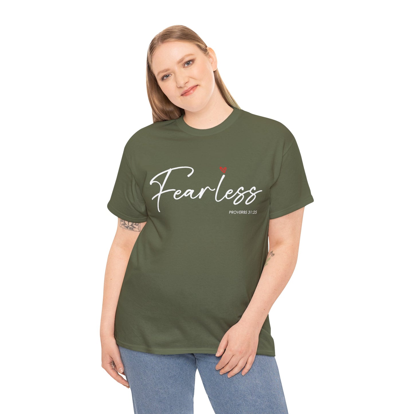 "Fearless" Inspirational Graphic T-Shirt