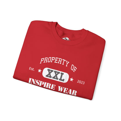 "Property of Inspire Wear" Athletic Crewneck Sweatshirt