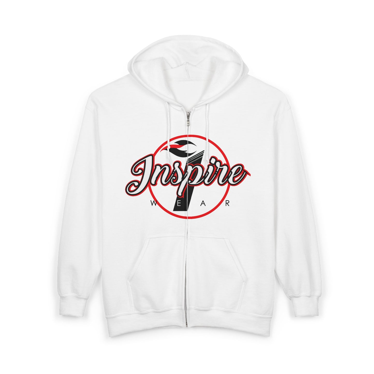 Inspire Logo Motivational Full Zip Hoodie