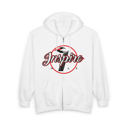 Inspire Logo Motivational Full Zip Hoodie