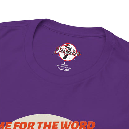"Come for the Word" Fish Sandwich Graphic T-Shirt