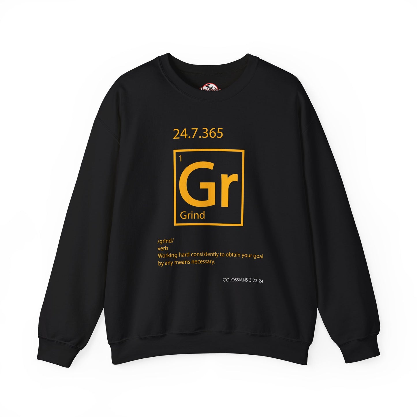 Grind 24/7/365 Motivational Element Crewneck Sweatshirt