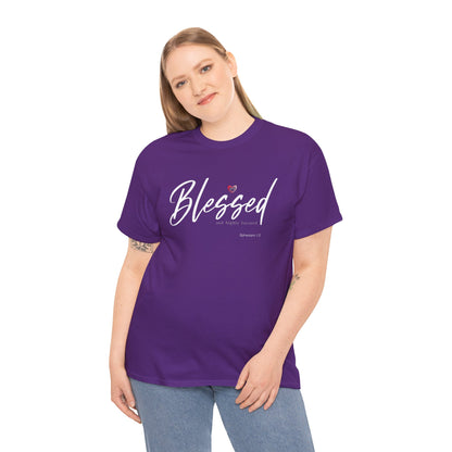 "Blessed" Women's Inspirational Graphic T‑Shirt