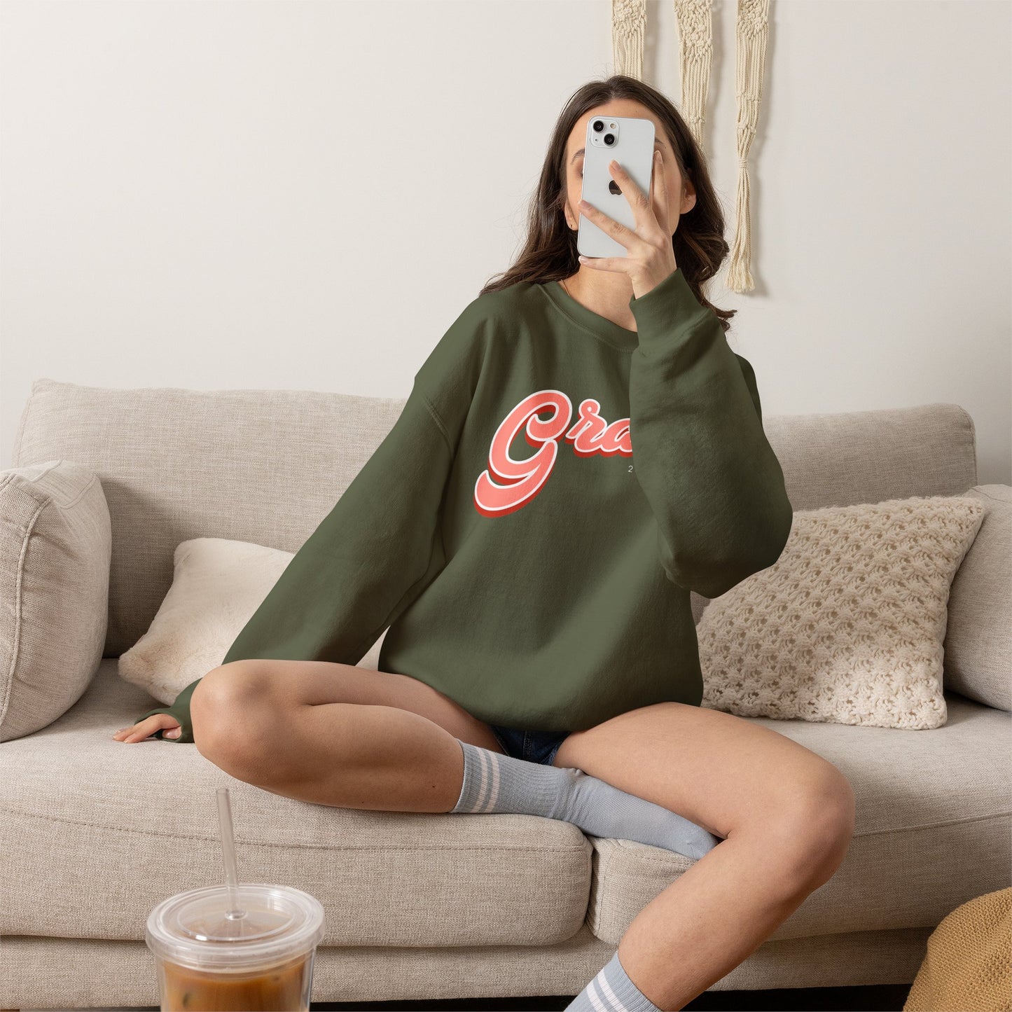 "Grace" Inspirational Crewneck Sweatshirt