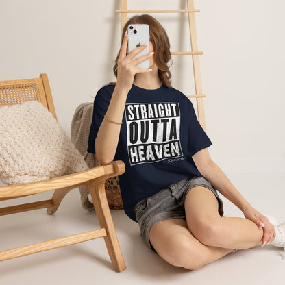Straight Outta Heaven Unisex Inspirational Graphic T-Shirt