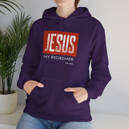 "Jesus My Redeemer" Inspirational Pullover Hoodie