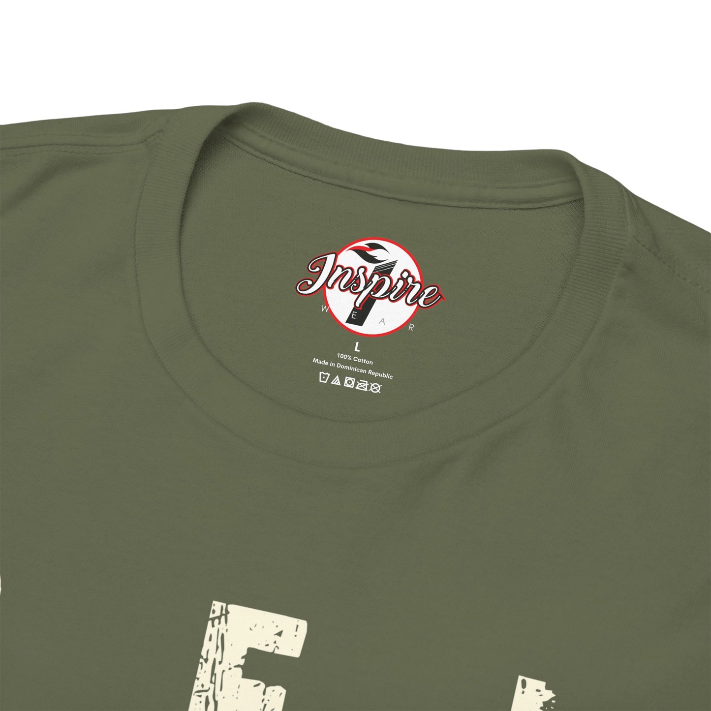 "Be Inspired" Motivational Vertical Graphic T-Shirt