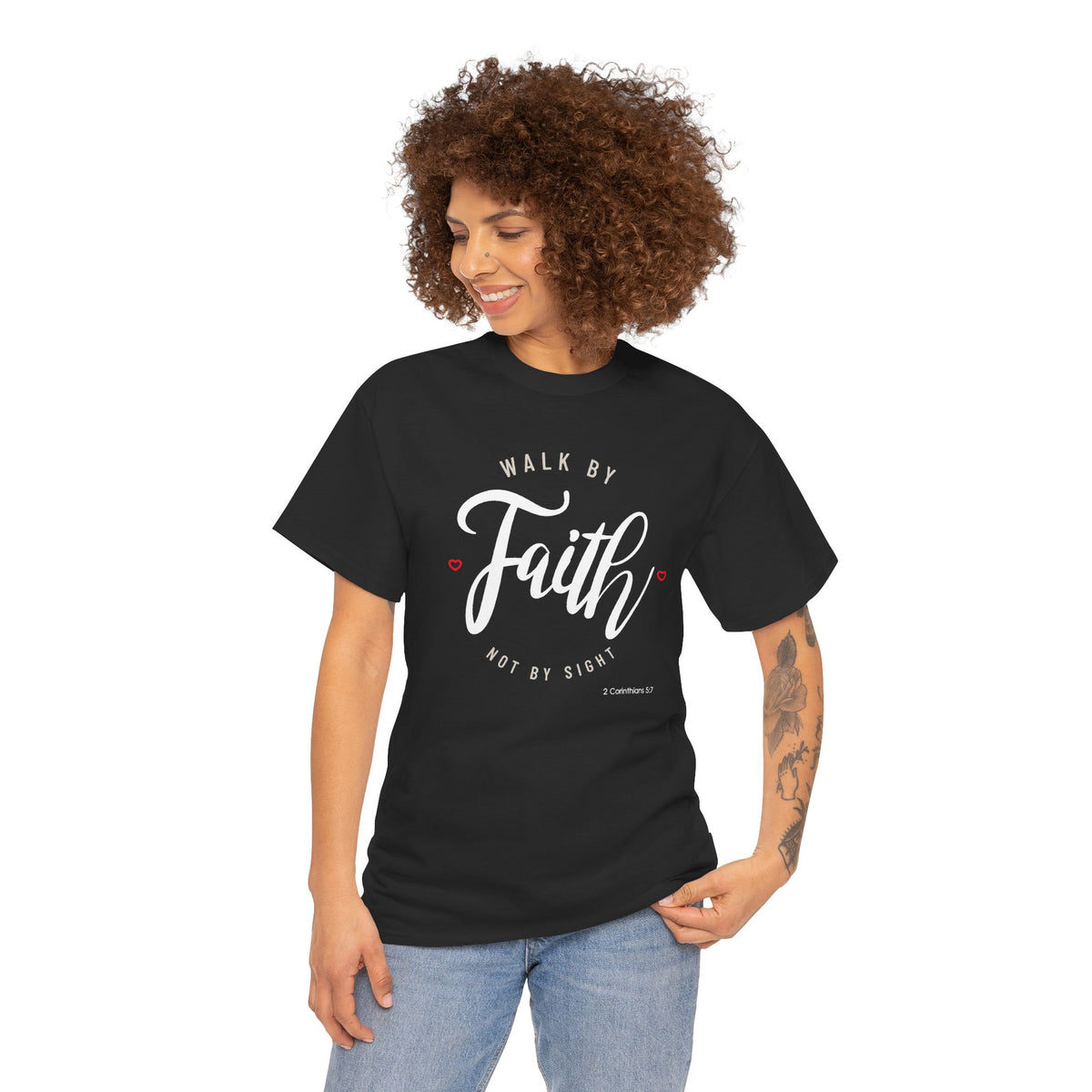 "Walk By Faith, Not By Sight" Motivational T-Shirt