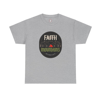 Mountain Moving Faith Unisex Heavy Cotton Tee