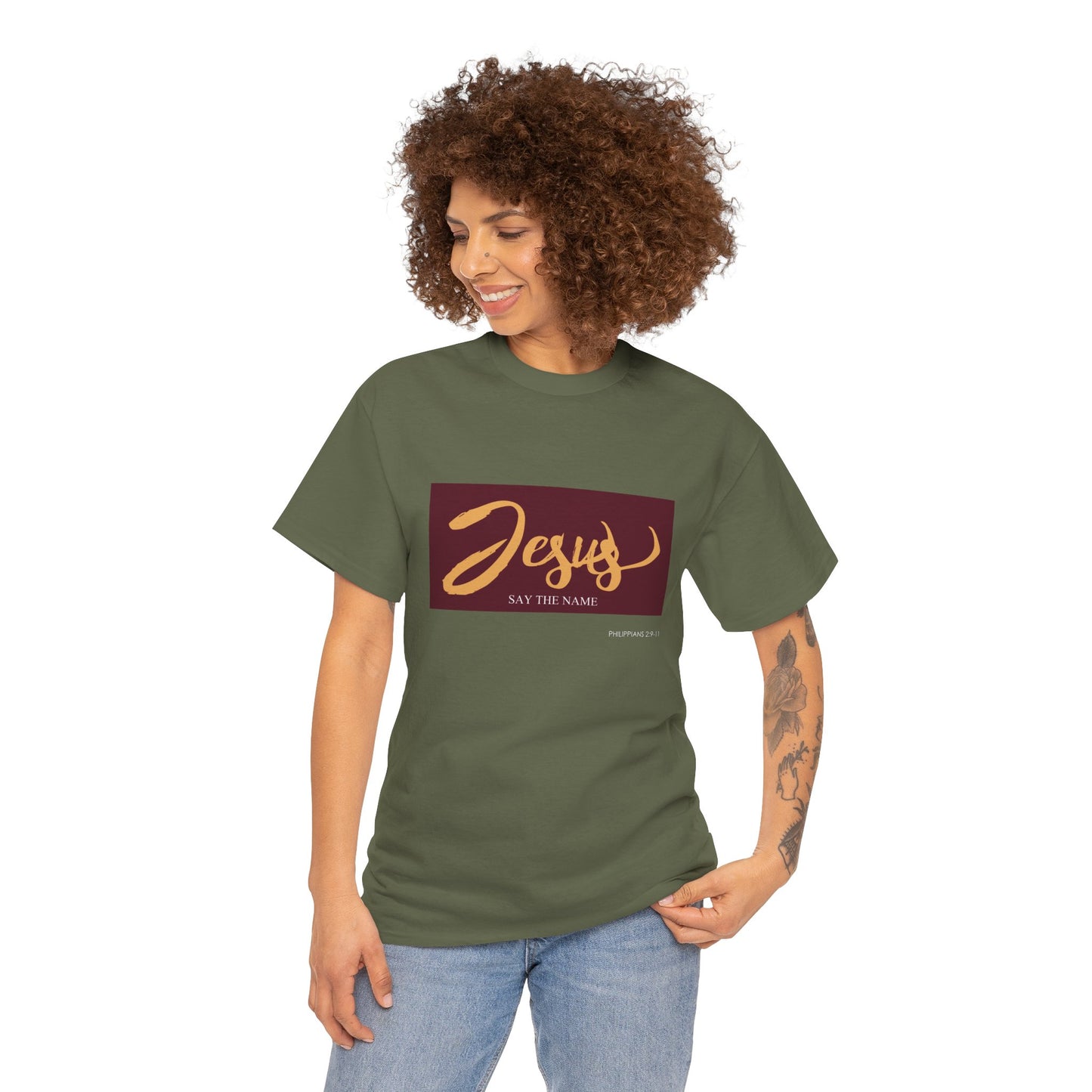 "Say The Name" of Jesus Unisex Graphic T-Shirt