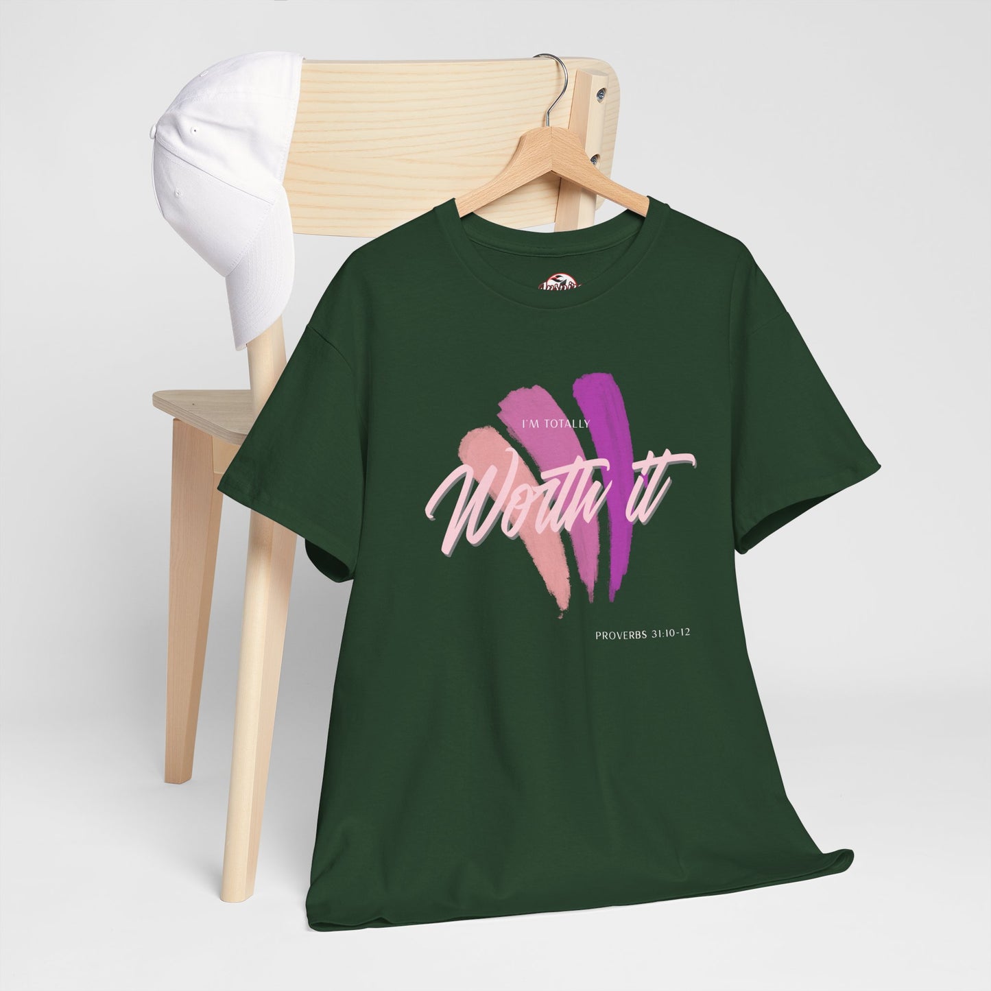 "Totally Worth It" Women's Motivational Graphic T‑Shirt
