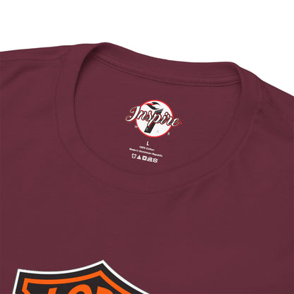 Jesus Christ Savior T‑Shirt — Lord Savior Motorcycle Shield Design