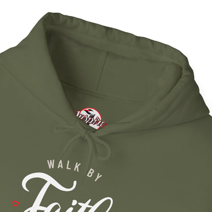 "Walk by Faith Not by Sight" Motivational Pullover Hoodie