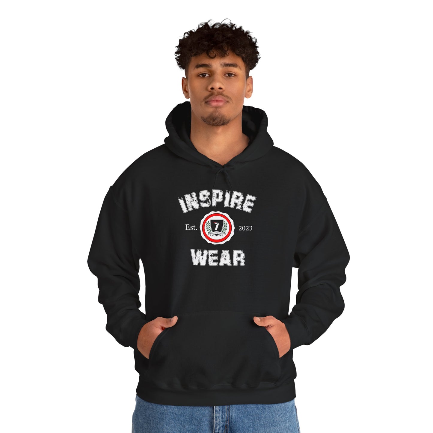 Inspire Wear Athletic Logo Hooded Sweatshirt