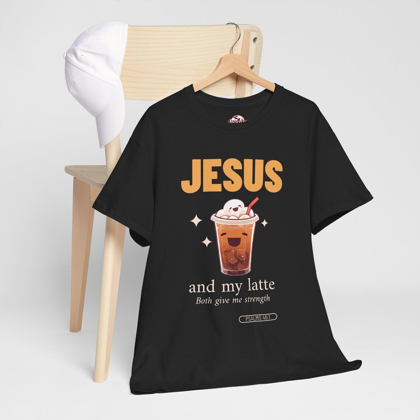 “Jesus and My Latte” Faith & Coffee Unisex Graphic Tee