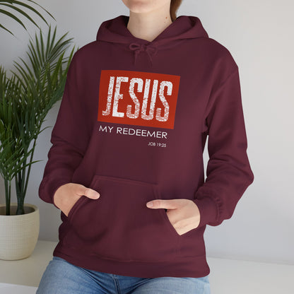 "Jesus My Redeemer" Inspirational Pullover Hoodie