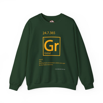 Grind 24/7/365 Motivational Element Crewneck Sweatshirt