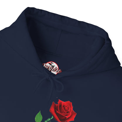 "Fearfully and Wonderfully Made" Rose Graphic Pullover Hoodie
