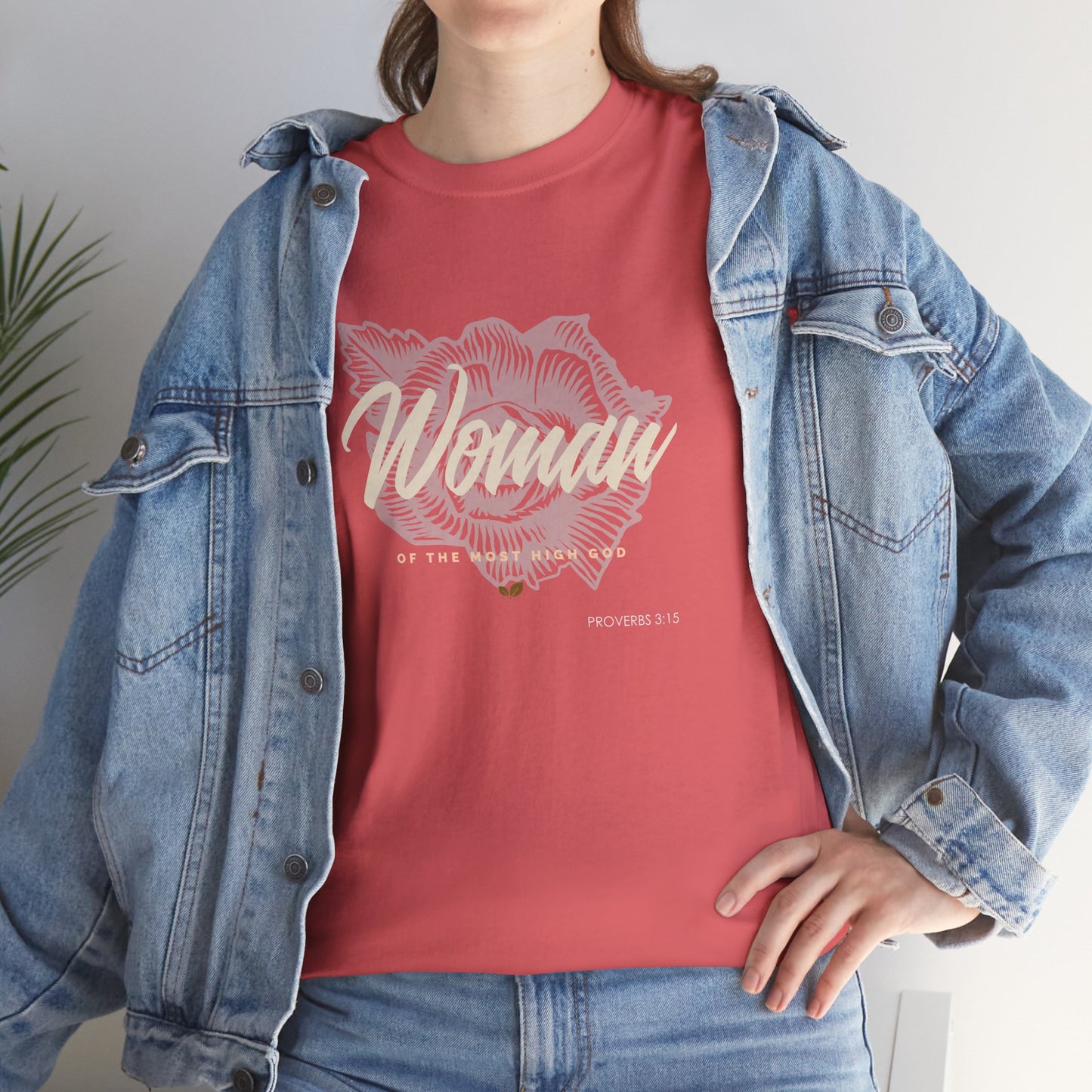 Woman of the Most High God Women's Heavy Cotton Tee