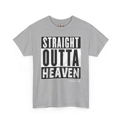 Straight Outta Heaven Unisex Inspirational Graphic T-Shirt