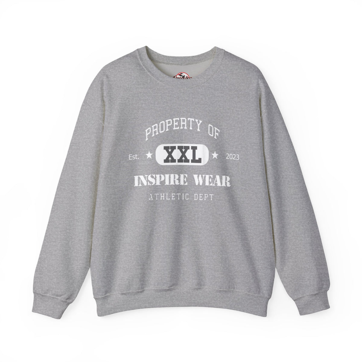 "Property of Inspire Wear" Athletic Crewneck Sweatshirt