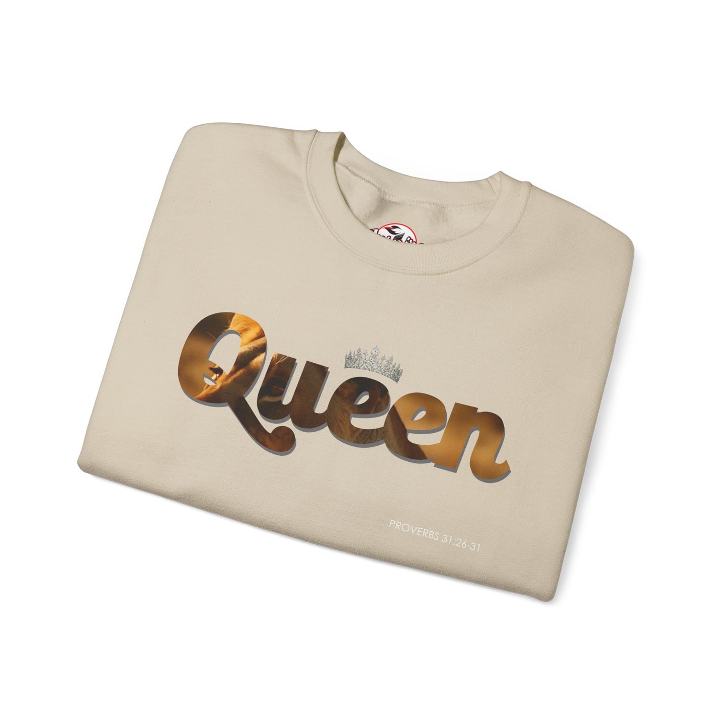"Queen" Women's Inspirational Pullover Sweatshirt