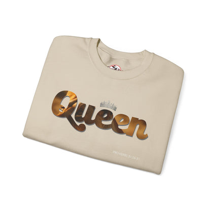 "Queen" Women's Inspirational Pullover Sweatshirt