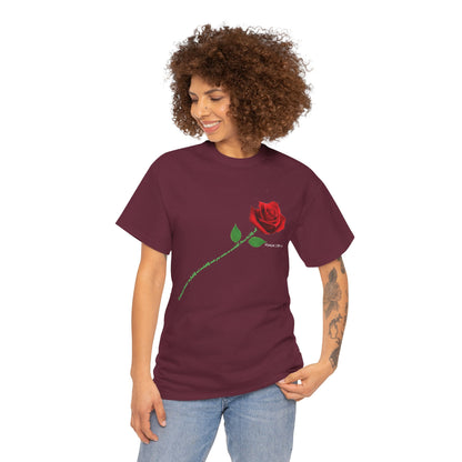 "Fearfully and Wonderfully Made" Rose Affirmative Graphic T-Shirt