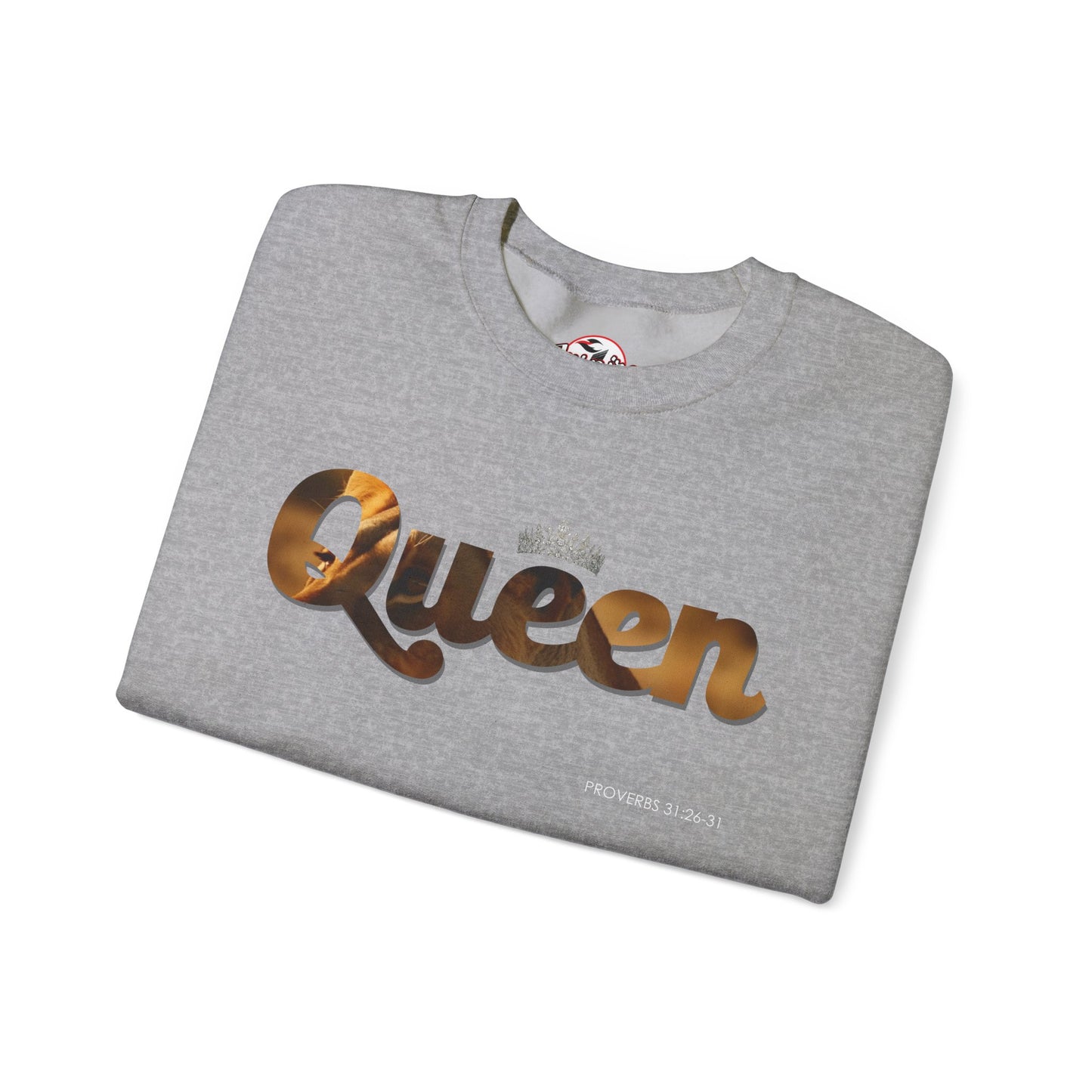 "Queen" Women's Inspirational Pullover Sweatshirt
